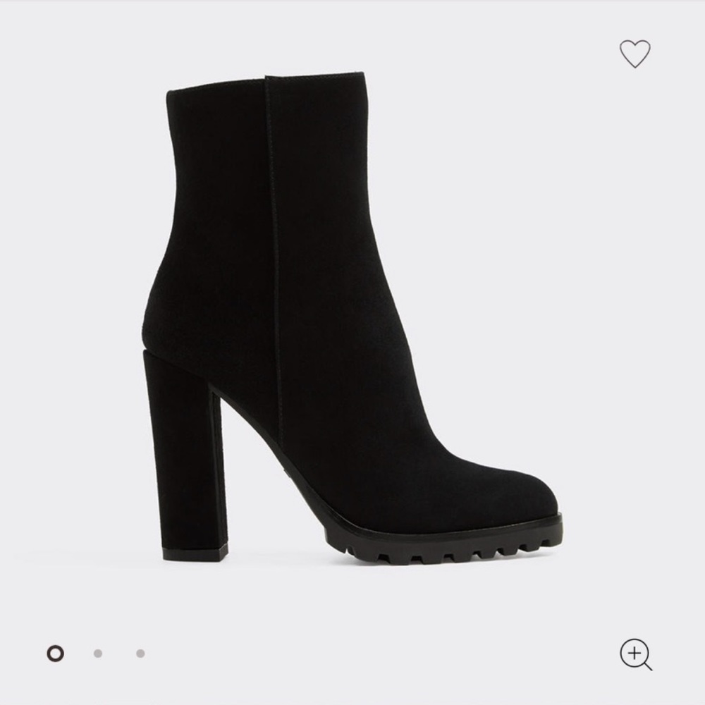 Aldo high block heel boots